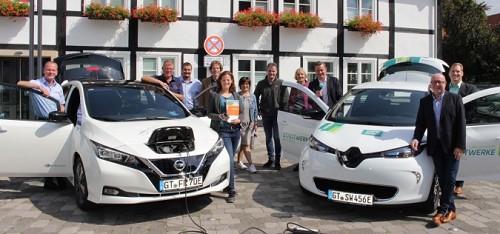 Tag der E-Mobilität: Die Stadt Rietberg freut sich mit den Kooperationspartnern auf viele Besucher. Foto: Stadt Rietberg 