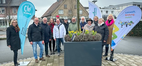 Die Akteure im Klimapavillion freuen sich schon auf viele Besucher:innen.
Bild: Gemeinde Langenberg